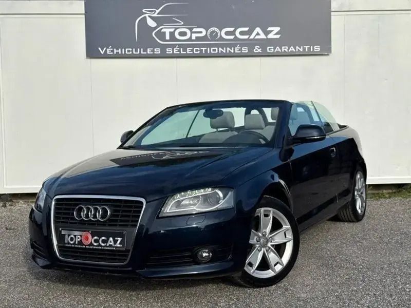 Bleu Utilisé 2008 Audi A3 Cabriolet Ambition Cabriolet | 10 490 € - Image 1/4