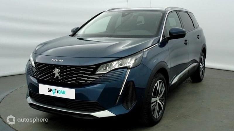 Bleu Occasion 2021 Peugeot 5008 Allure Monospace | 21 580 € (Prix juste) - Image 1/4