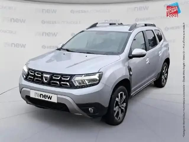Gris highland Utilisé 2022 Dacia Duster Prestige SUV | 14 499 € (Bon prix) - Image 1/4