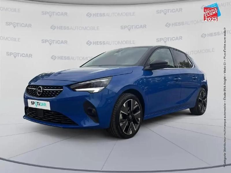 Bleu Utilisé 2021 Opel Corsa-e Elegance Citadine | 14 499 € (Prix juste) - Image 1/4