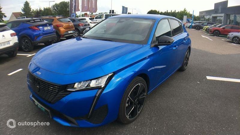 Bleu vertigo Utilisé 2023 Peugeot e-308 Allure Citadine | 26 799 € - Image 1/4