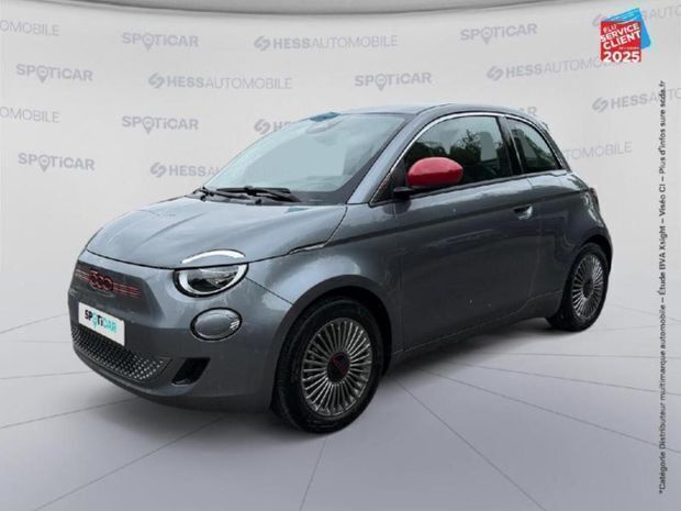 Gris Utilisé 2023 Fiat 500e Red Citadine | 13 499 € (Bon prix) - Image 1/4