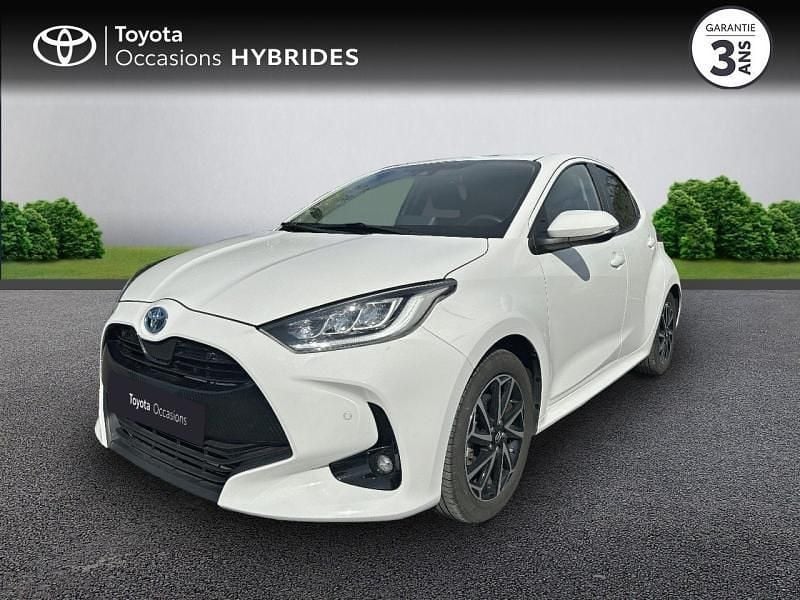 Blanc Utilisé 2022 Toyota Yaris Hybrid Design | 18 490 € (Super prix) - Image 1/4