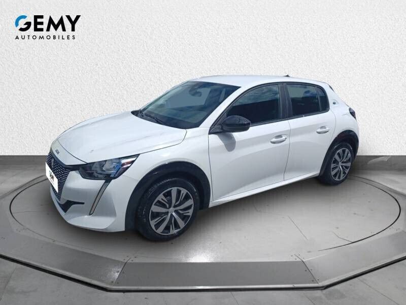 Blanc Utilisé 2022 Peugeot e-208 Active Citadine | 15 990 € (Prix juste) - Image 1/4