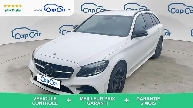 Blanc Occasion 2020 Mercedes 220 AMG line Break | 25 490 € (Super prix) - Image 1/4
