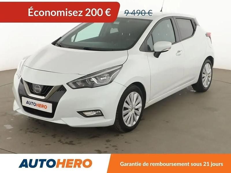 Blanc Utilisé 2018 Nissan Micra Acenta Citadine | 9 290 € (Bon prix) - Image 1/2