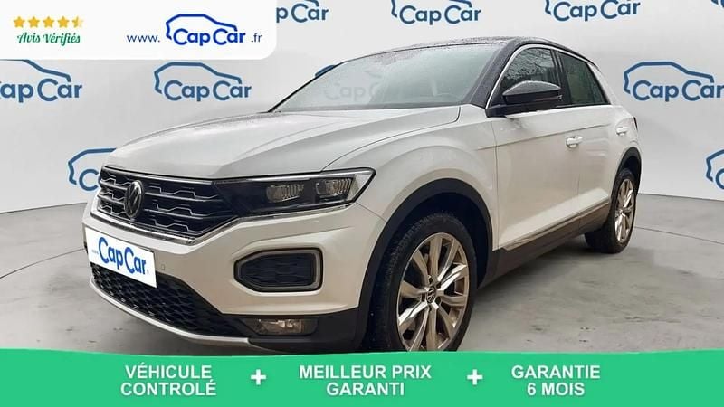 Blanc Occasion 2021 VW T-Roc SUV | 20 990 € (Bon prix) - Image 1/4