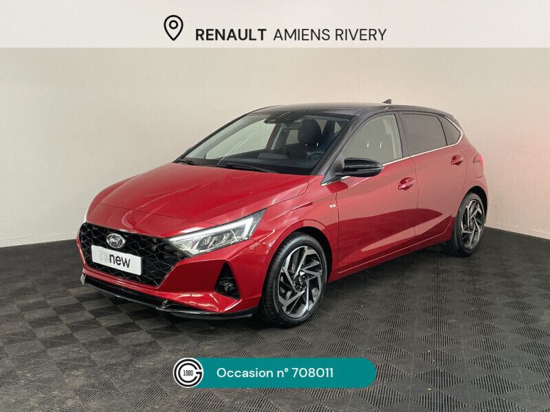 Rouge Utilisé 2021 Hyundai i20 Citadine | 15 990 € (Bon prix) - Image 1/4