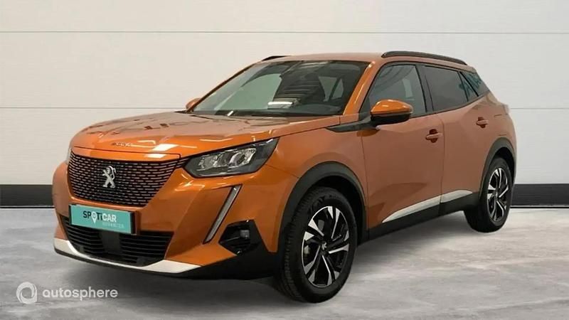 Orange Utilisé 2021 Peugeot e-2008 Allure SUV | 15 999 € (Prix juste) - Image 1/4