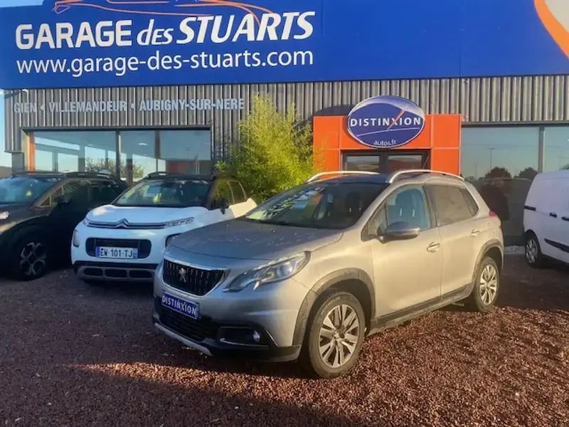 Gris Utilisé 2019 Peugeot 2008 Allure SUV | 12 480 € (Prix juste) - Image 1/4