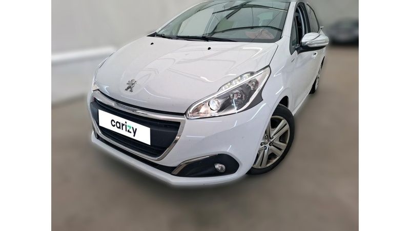 Blanc Utilisé 2018 Peugeot 208 Style Citadine | 7 390 € (Prix juste) - Image 1/4