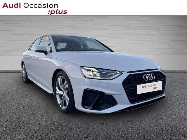 Occasion Audi A4 S-Line 150 ch (110 kW) 2020 Blanc glacier métallisé Berline