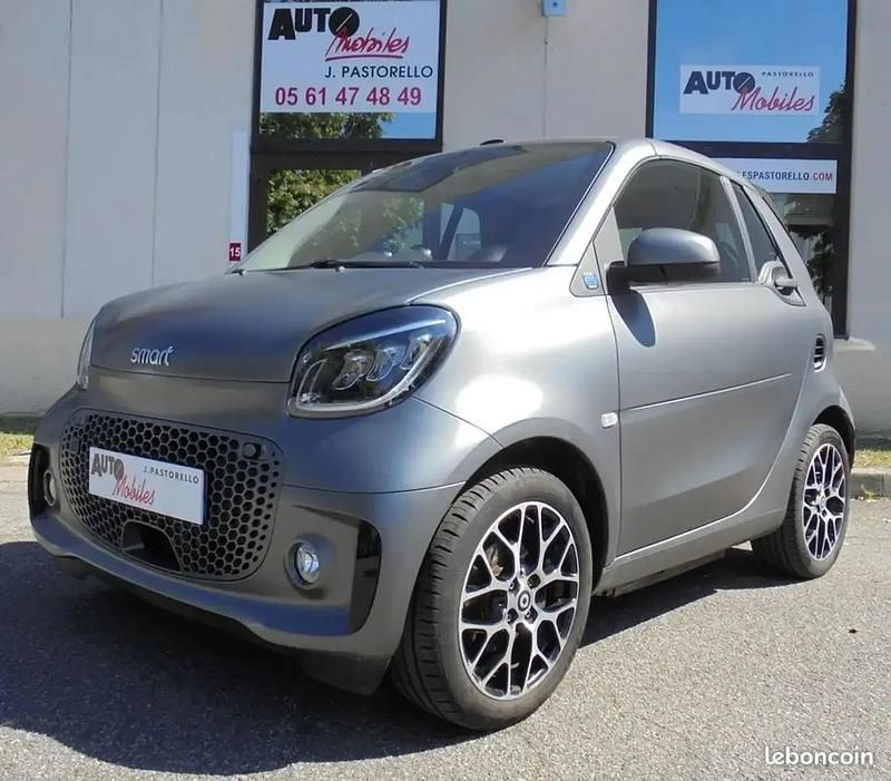 Occasion Smart ForTwo Electric Drive Prime 61 kW (83 ch) 2020 Gris Cabriolet