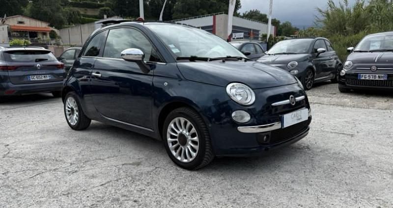 Bleu Utilisé 2014 Fiat 500 Lounge Citadine | 7 990 € (Prix juste) - Image 1/4