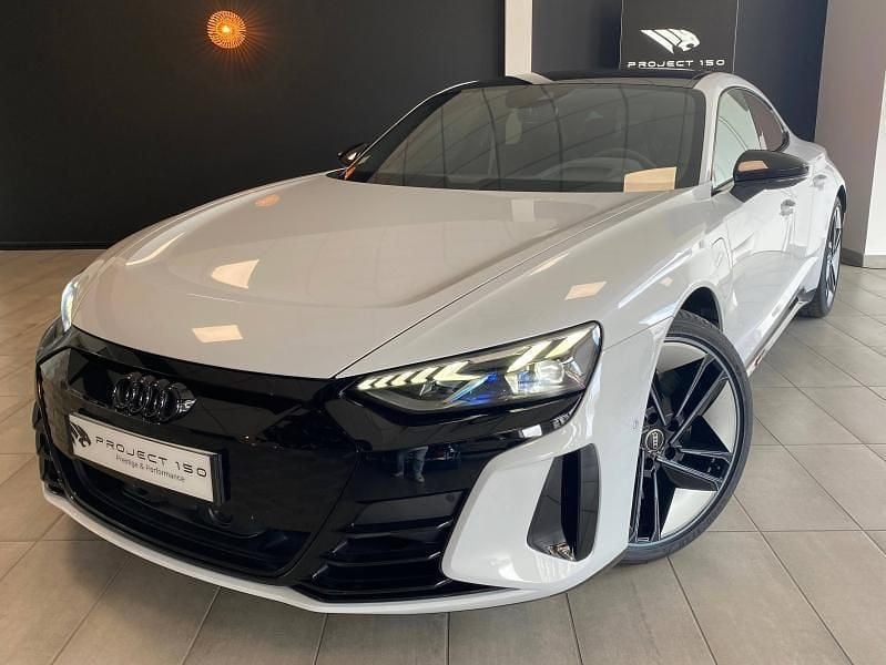 Blanc Occasion 2022 Audi e-tron GT quattro Sport Berline | 59 999 € (Bon prix) - Image 1/4