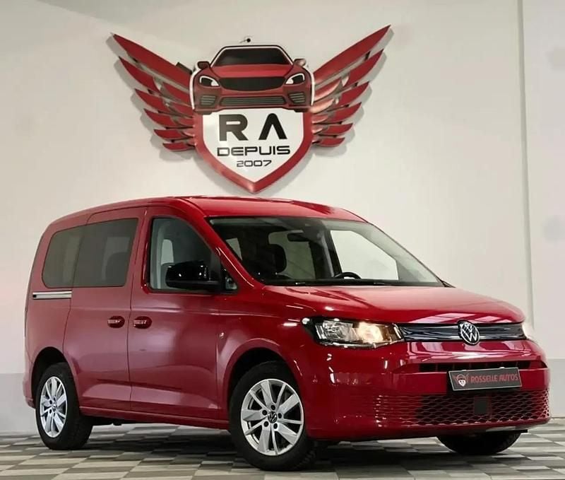 Rouge Utilisé 2021 VW Caddy Monospace | 24 999 € (Bon prix) - Image 1/4