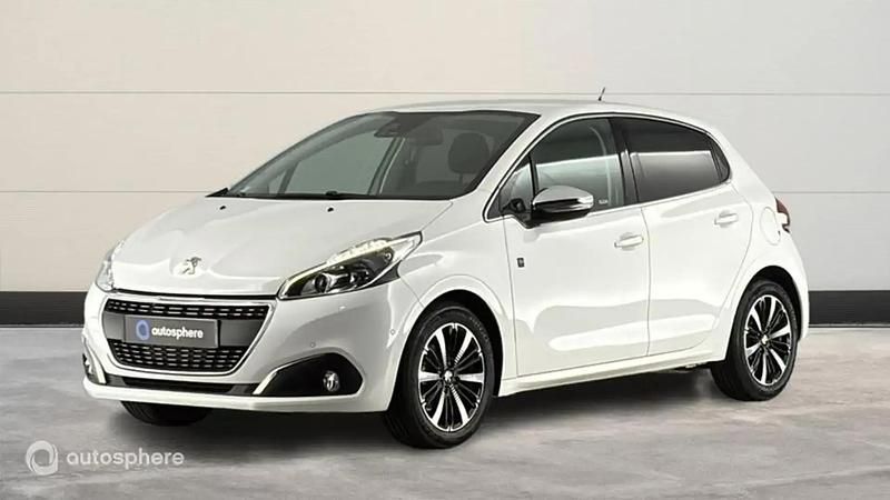 Blanc Utilisé 2019 Peugeot 208 S Citadine | 9 999 € (Bon prix) - Image 1/4
