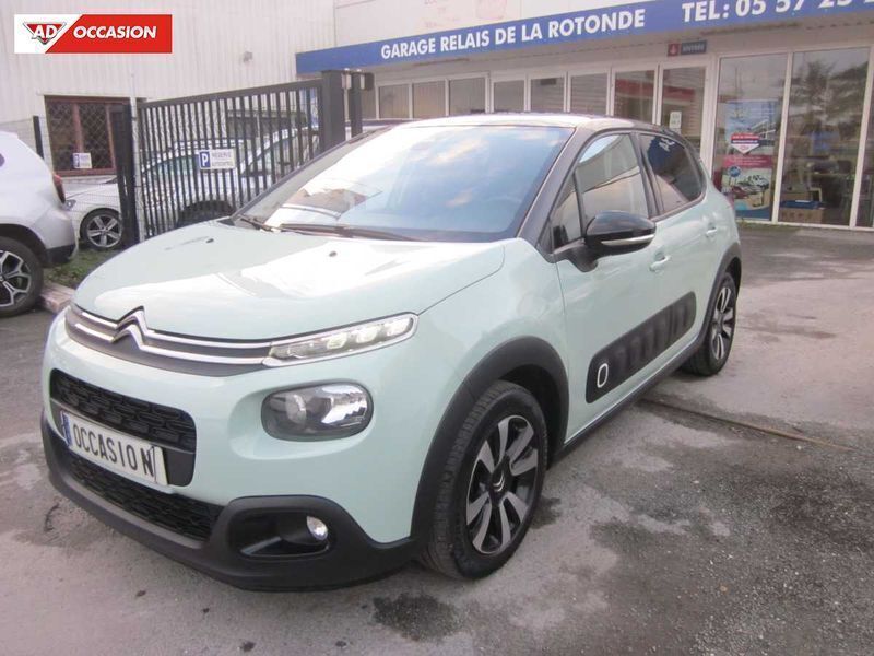 Vert Utilisé 2019 Citroën C3 Shine Citadine | 14 290 € (Prix cher) - Image 1/4
