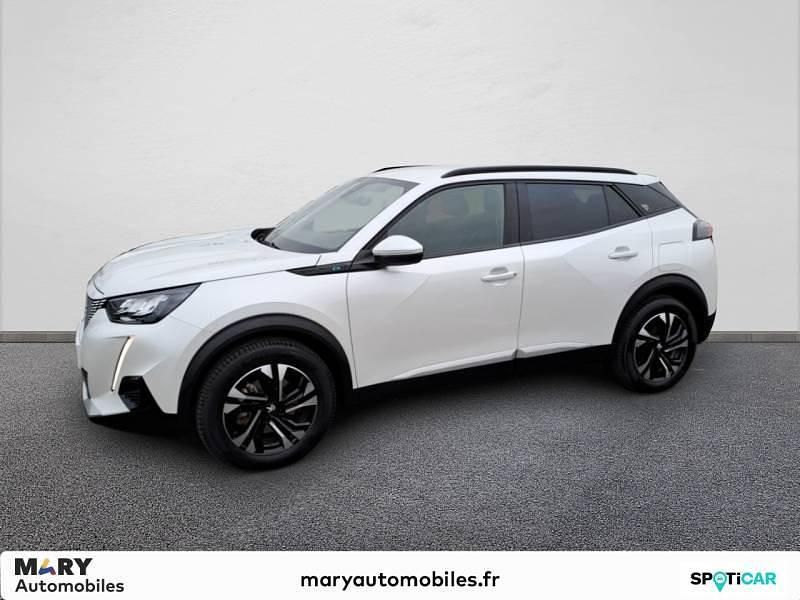 Blanc Occasion 2021 Peugeot e-2008 SUV | 19 990 € (Prix assez cher) - Image 1/4