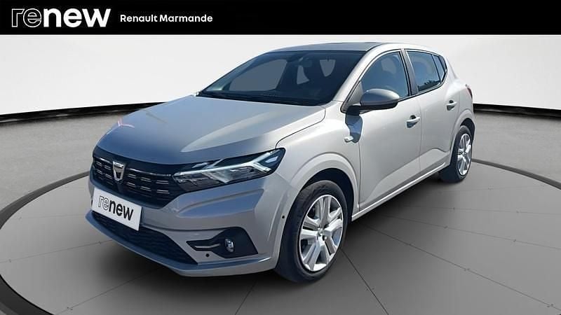 Gris Utilisé 2021 Dacia Sandero Comfort Citadine | 12 199 € (Bon prix) - Image 1/4