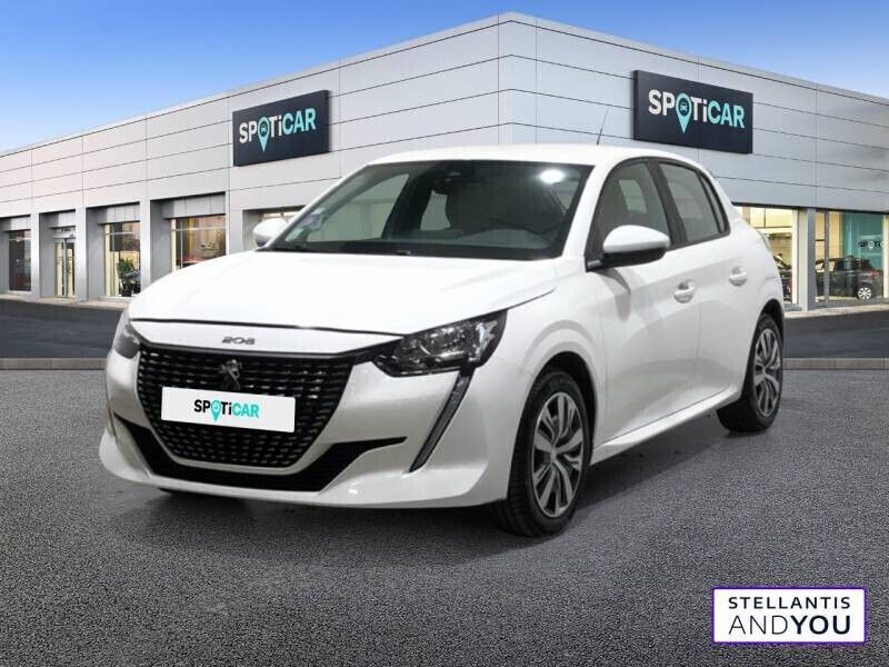 Blanc Utilisé 2020 Peugeot 208 Active Citadine | 13 490 € (Prix juste) - Image 1/4