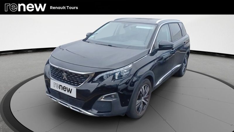 Noir Utilisé 2017 Peugeot 5008 Allure Monospace | 15 899 € (Prix assez cher) - Image 1/4