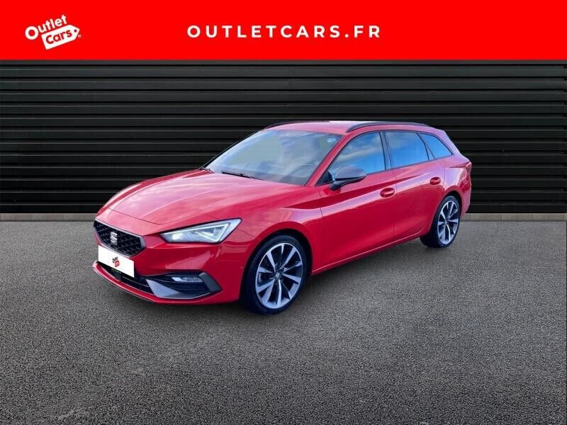 Rouge Utilisé 2021 Seat Leon ST FR Break | 19 990 € (Prix assez cher) - Image 1/4