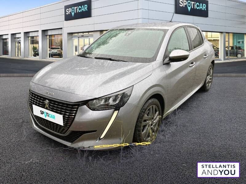 Gris Utilisé 2021 Peugeot 208 Style Citadine | 14 290 € (Prix juste) - Image 1/4