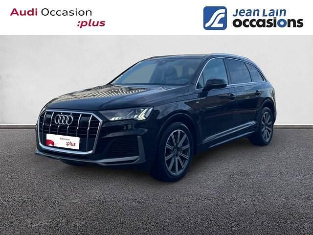 Noir orca métallisé Occasion 2021 Audi Q7 S-Line SUV | 51 290 € (Prix assez cher) - Image 1/4