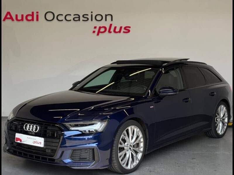 Bleu navarre métallisé Utilisé 2019 Audi A6 Sport Break | 46 990 € - Image 1/4