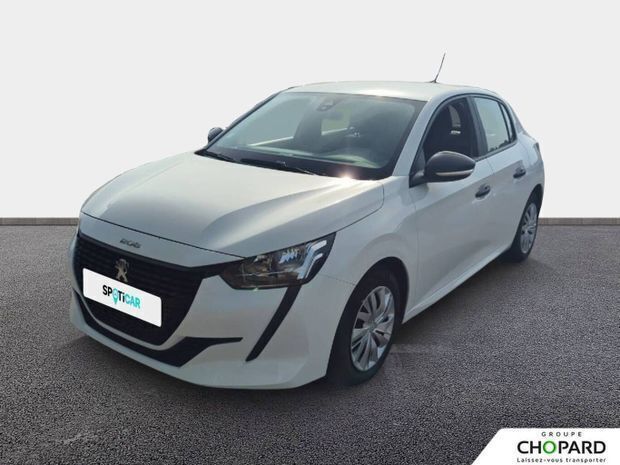Blanc Utilisé 2021 Peugeot 208 Citadine | 10 790 € (Bon prix) - Image 1/4