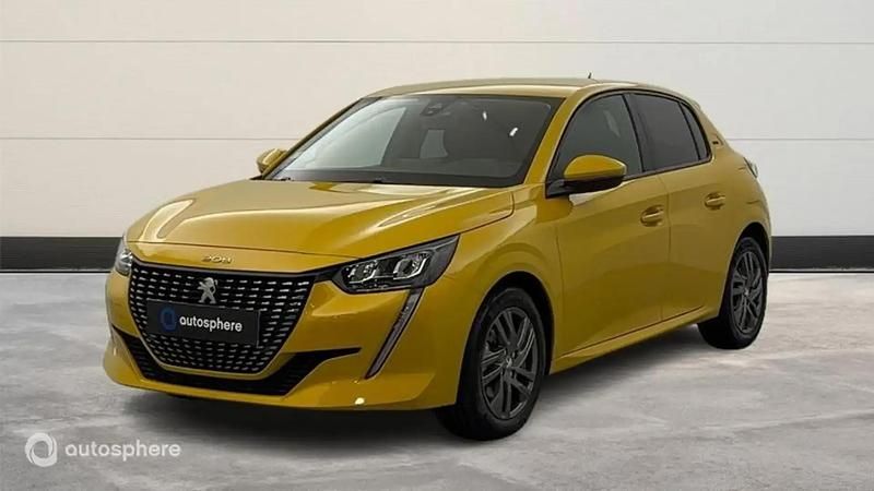 Jaune Utilisé 2021 Peugeot 208 Style Citadine | 13 499 € (Prix juste) - Image 1/4