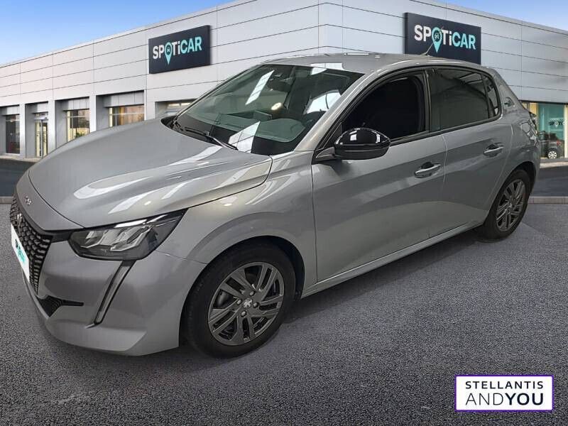 Gris Utilisé 2022 Peugeot 208 Style Citadine | 12 690 € (Prix juste) - Image 1/4