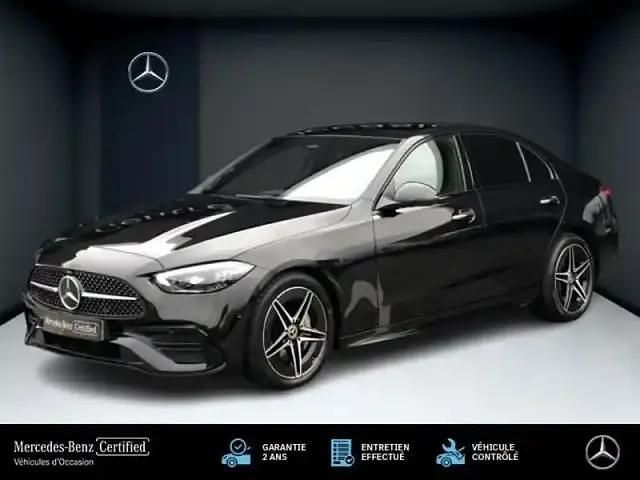 Noir Occasion 2024 Mercedes C220 AMG line Berline | 49 890 € (Prix cher) - Image 1/4