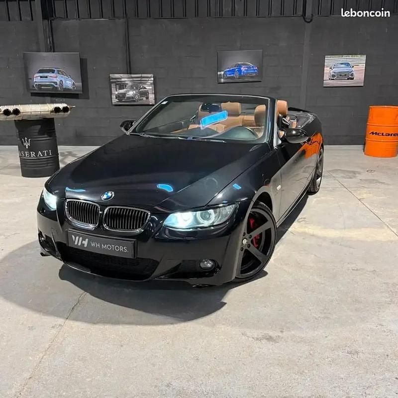 Noir Utilisé 2007 BMW 330 Cabriolet Sport Line Cabriolet | 11 990 € - Image 1/4