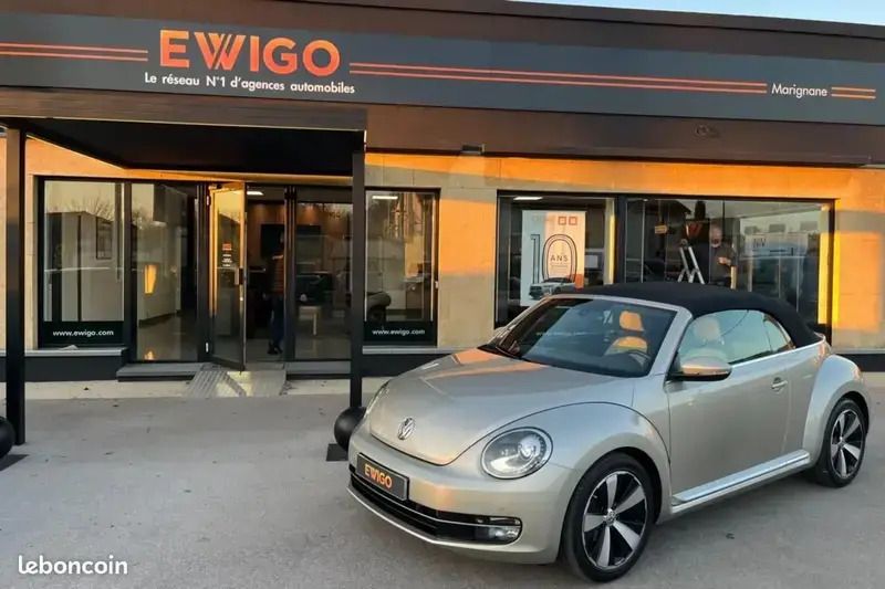 Gris Utilisé 2016 VW Beetle Exclusive Cabriolet | 20 590 € (Prix juste) - Image 1/4