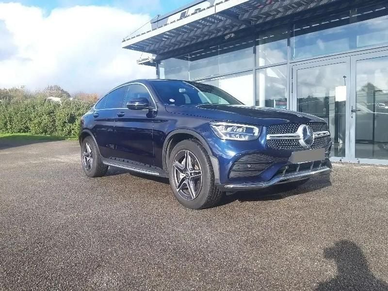 Bleu Utilisé 2022 Mercedes GLC300e AMG line Coupé | 54 990 € (Bon prix) - Image 1/4