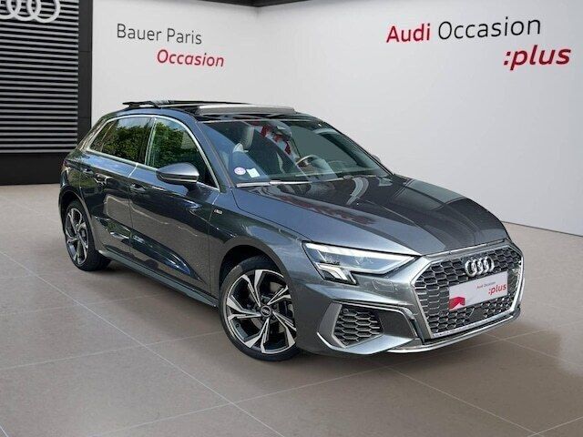 Gris daytona nacré Utilisé 2022 Audi A3 Sportback e-tron S-Line Berline | 30 980 € (Prix juste) - Image 1/4