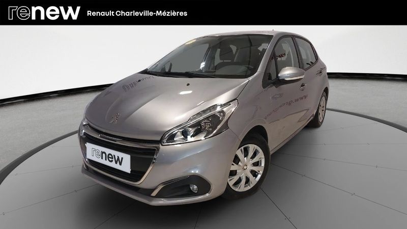 Gris Utilisé 2018 Peugeot 208 Active Citadine | 11 790 € (Prix juste) - Image 1/4