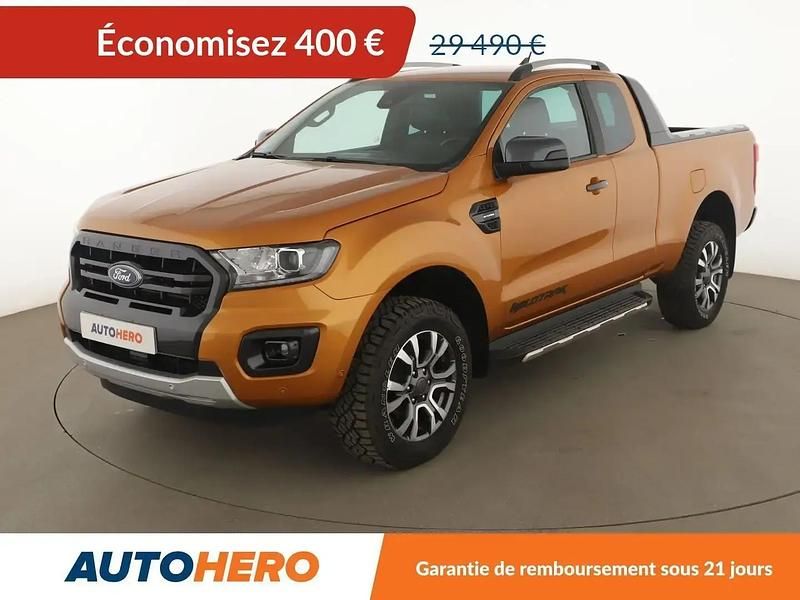 Orange Utilisé 2020 Ford Ranger Wildtrack Pick-up | 29 090 € (Prix juste) - Image 1/2