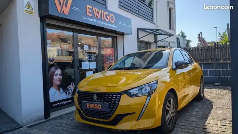 Jaune Utilisé 2022 Peugeot 208 Style Citadine | 10 990 € (Bon prix) - Image 1/4