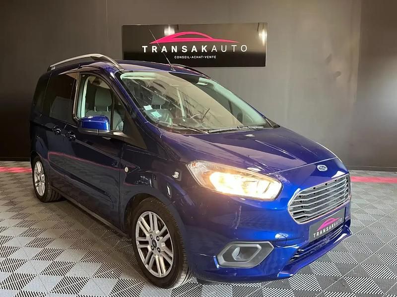 Bleu Utilisé 2018 Ford Tourneo Courier Titanium Monospace | 12 900 € - Image 1/4