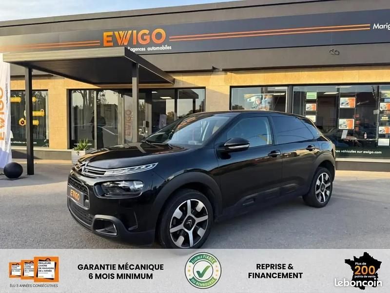 Noir Utilisé 2019 Citroën C4 Cactus PureTech Citadine | 9 990 € (Prix juste) - Image 1/4