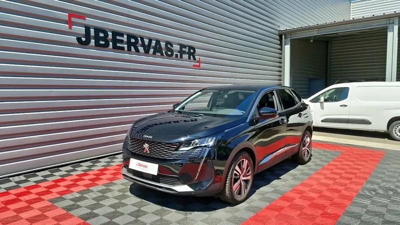 Noir Utilisé 2022 Peugeot 3008 Allure SUV | 17 990 € (Prix juste) - Image 1/4