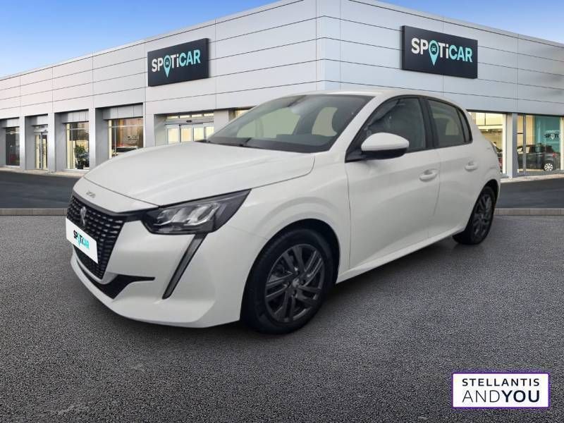 Blanc Utilisé 2021 Peugeot 208 Business-Line Citadine | 10 590 € (Prix juste) - Image 1/3