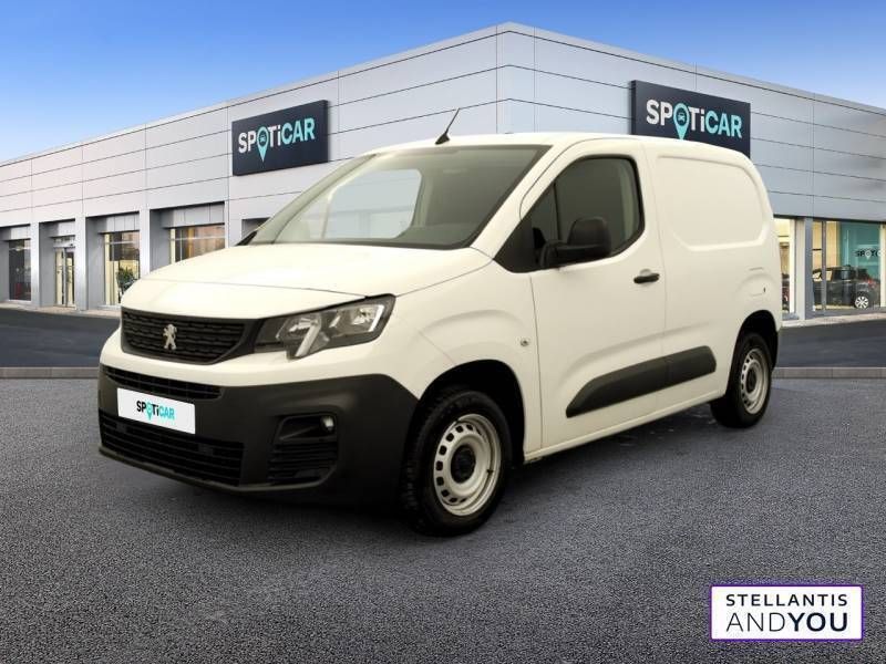Blanc Utilisé 2022 Peugeot Partner Premium Monospace | 14 590 € - Image 1/3
