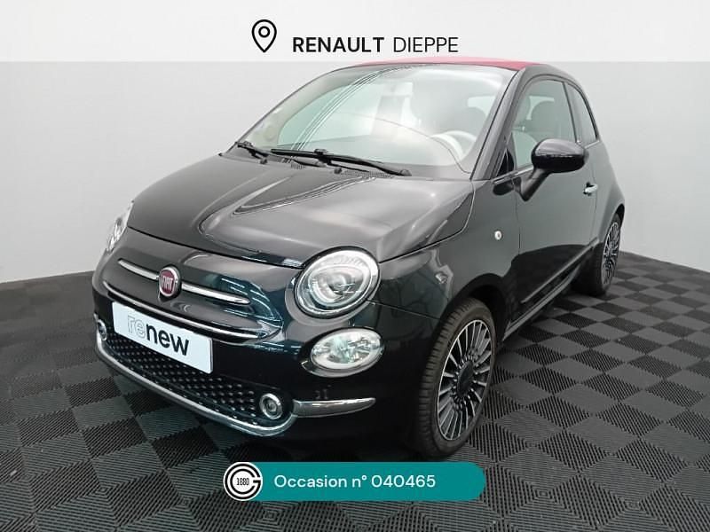 Noir Utilisé 2016 Fiat 500C Lounge Cabriolet | 12 490 € - Image 1/4