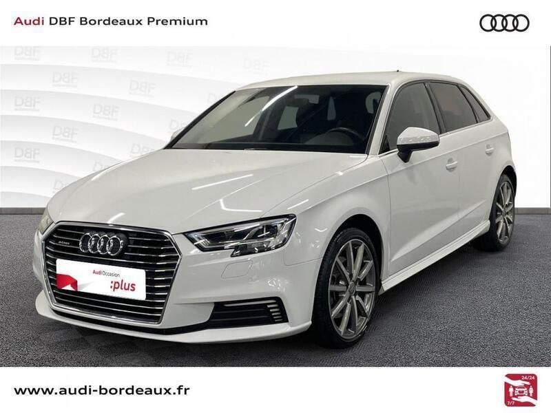 Blanc Utilisé 2020 Audi A3 Sportback Design Berline | 24 990 € (Prix juste) - Image 1/3