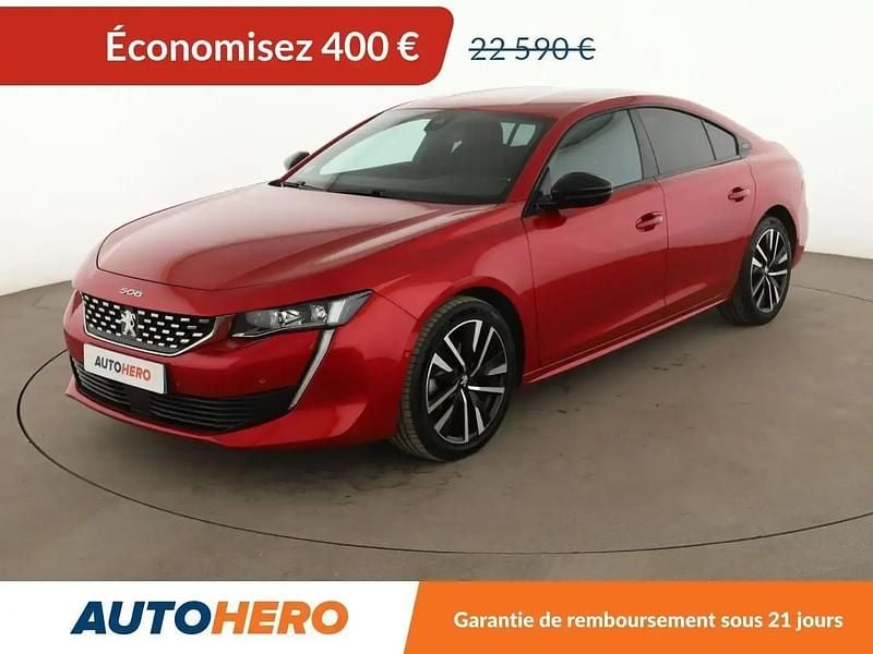 Rouge Occasion 2021 Peugeot 508 GT Berline | 22 190 € (Prix juste) - Image 1/2