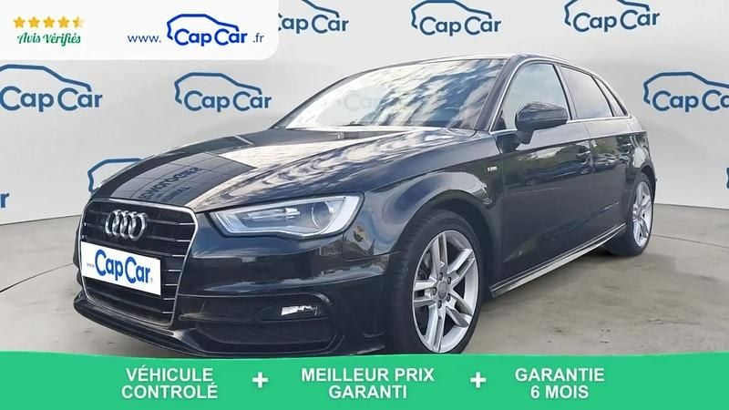 Noir Utilisé 2016 Audi A3 S-Line Berline | 12 990 € (Prix juste) - Image 1/4